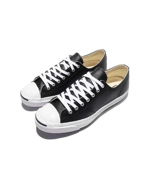 Converse Jack Purcell Ox 'Leather' in Black for Men | Lyst UK