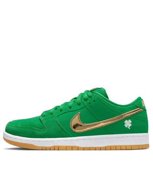 Nike Green Sb Dunk Low 'St. Patricks Day' for men