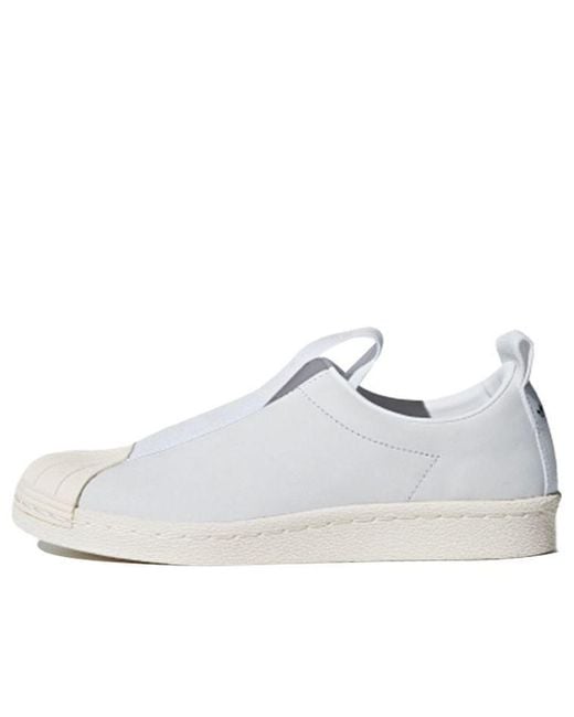 Adidas White (Wmns) Superstar Bw3S Slip-On