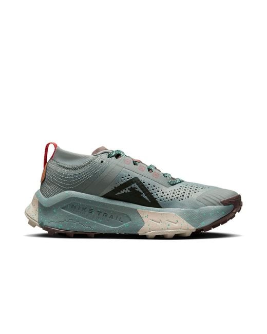 Nike Blue Zoomx Zegama Trail Running Shoe