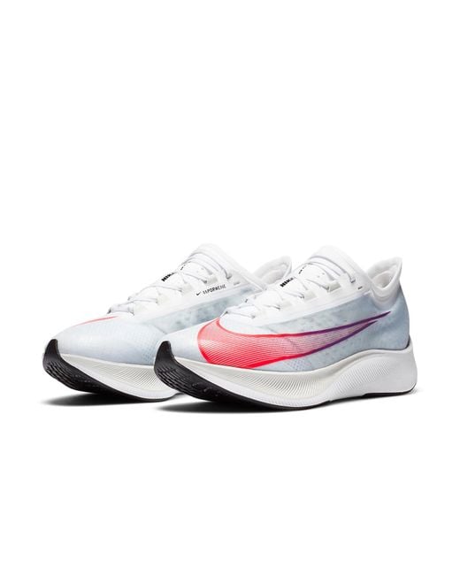 Nike White Zoom Fly 3 Multi' for men