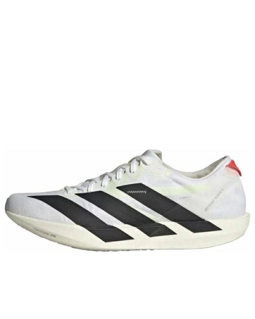 Adidas White Adizero Adios 9 'Cloud Core' for men