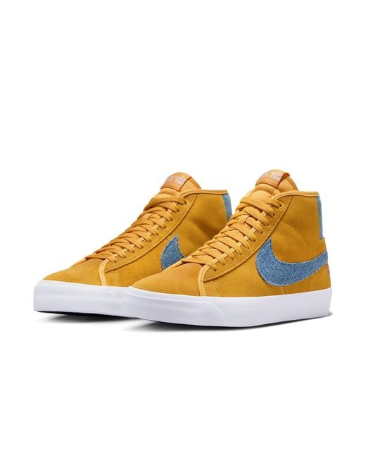 Nike Blue X Grant Taylor Sb Blazer Mid Pro Gt 'University' for men