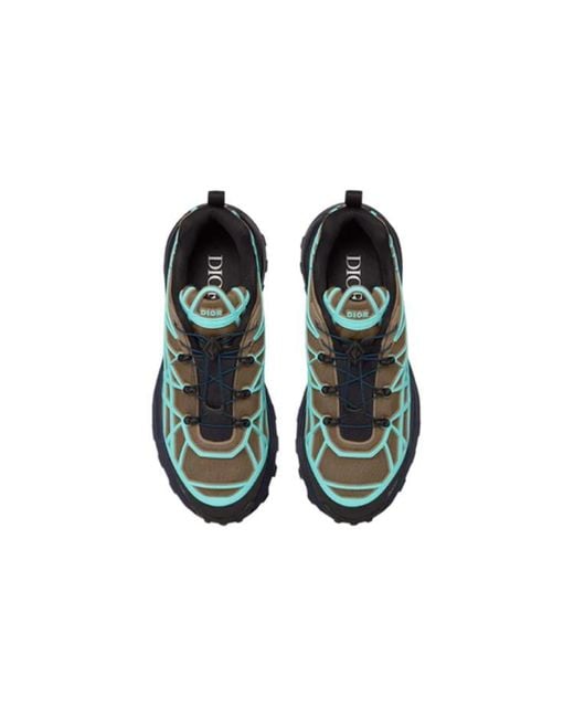 Dior Blue B31 Runner Sneaker Khaki for men