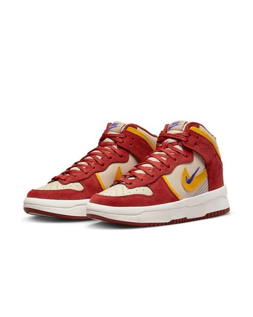 Nike Red Dunk High Up Shoes