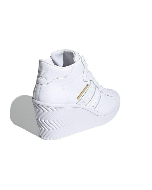 Adidas White (Wmns) Superstar Ellure Metallic'