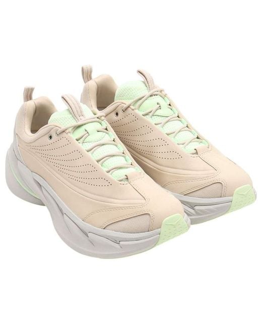 Hoka One One White Elevon X 'Oatmeal Luna Moth' for men
