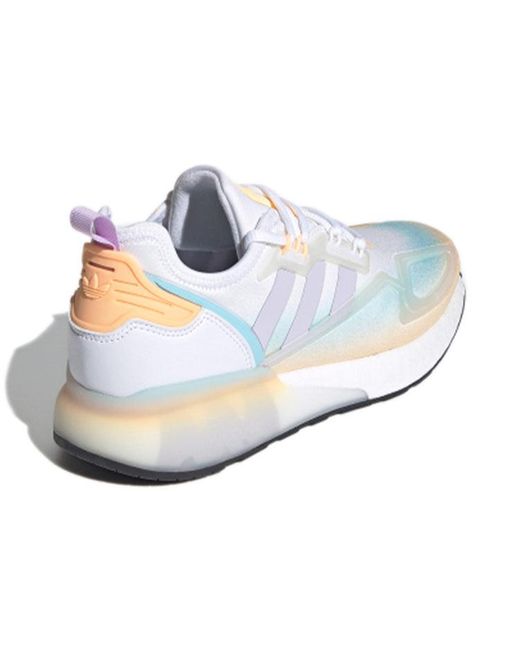 Adidas White (Wmns) Zx 2K Boost 'Space Race'