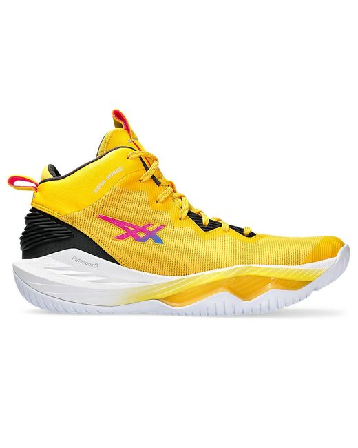 Asics Yellow Nova Surge 2 'Saffron Graphite' for men