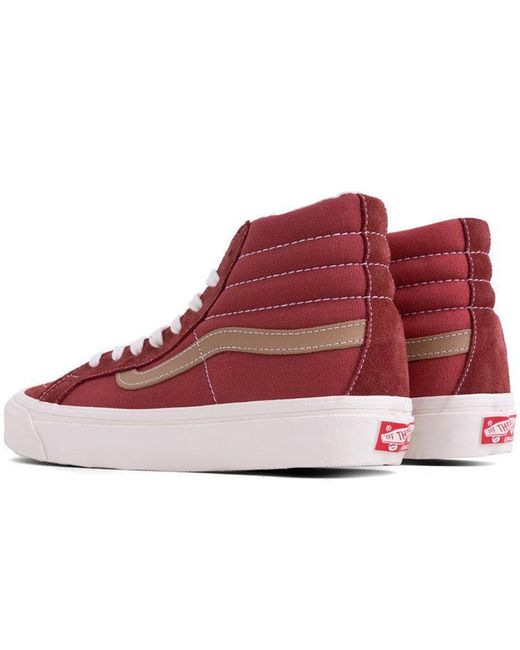 Vans Red Og Sk8-Hi Lx 'Sun-Dried Tomato' for men