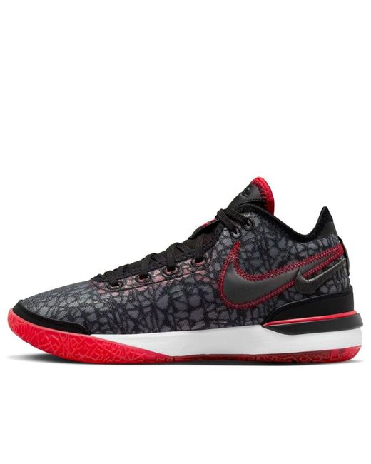Nike Blue X Faze Clan Zoom Lebron Nxxt Gen 'Bred' for men