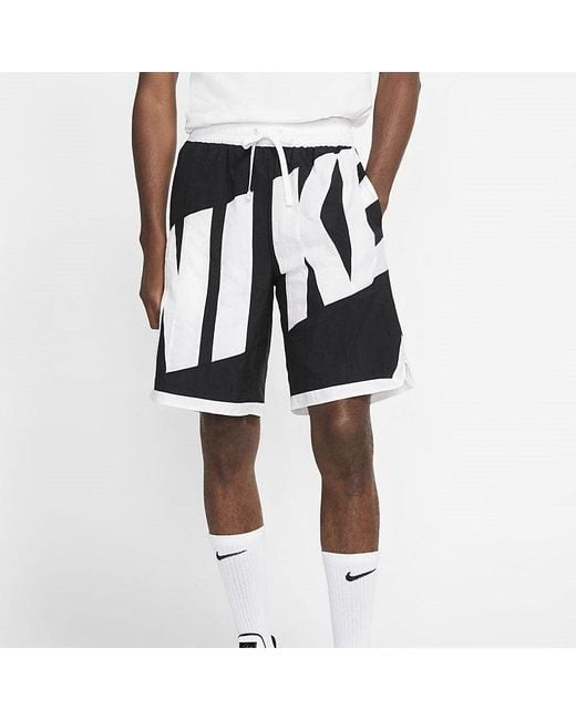 Nike Black Retro Large Logo Sports Quick Dry Shorts for men