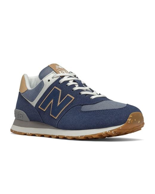 New Balance Blue 574 'Natural Maple' for men