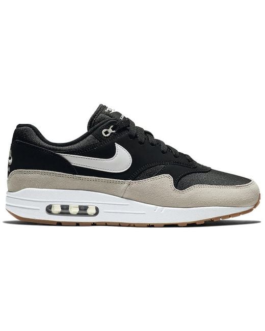 Nike Black Air Max 1 Light Bone' for men