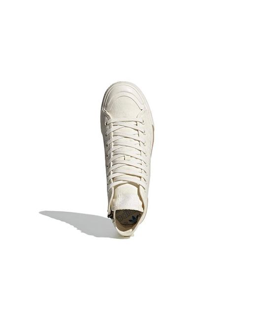 Adidas White Human Made X Nizza High 'Off' for men