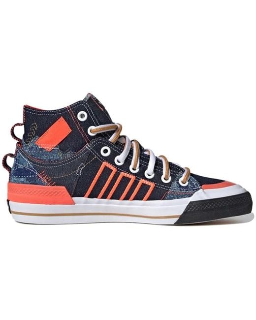 Adidas Blue Nizza Hi Dl for men