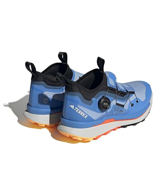 Adidas Blue Terrex Agravic Pro Trail Running Shoes Dawn Impact' for men