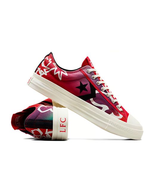 Converse Red Liverpool F.C. X Star Player 76 Low 'The Next Generation' for men