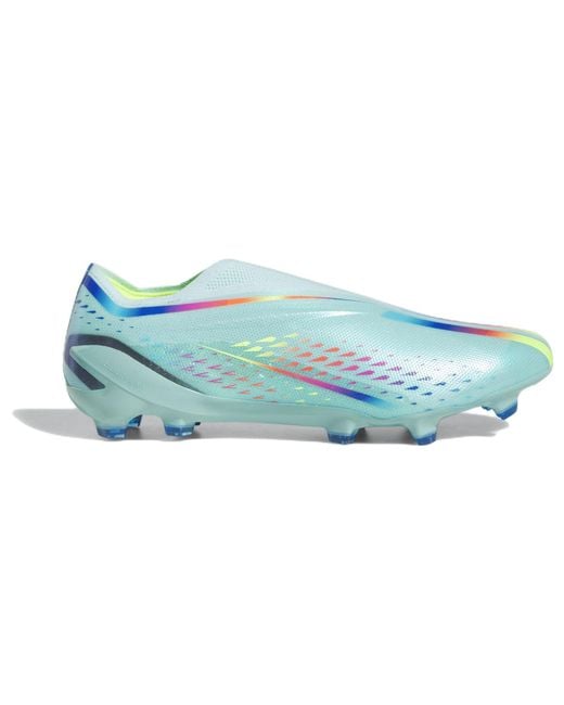 Adidas Blue X Speedportal+ Fg 'Al Rihla Pack Clear Aqua' for men