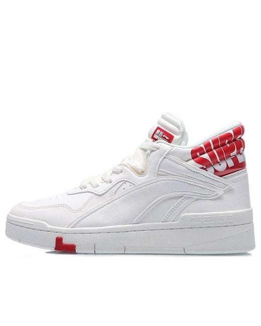 Li-ning White (Wmns) Superwave Mid