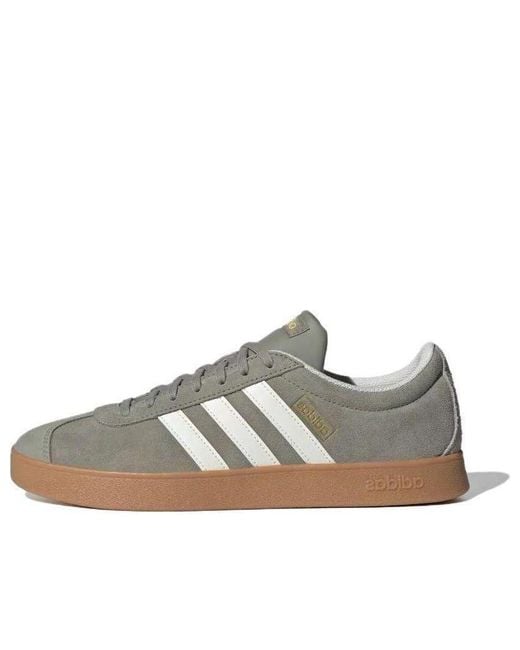 Adidas Brown Vl Court 2.0 Gum' for men