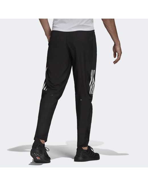 Adidas Black Logo Sports Running Long Pants/Trousers for men