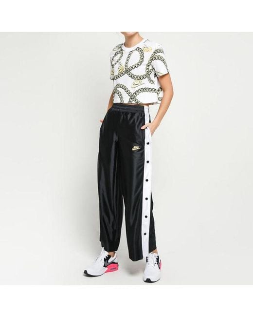 Nike Gray (Wmns) Large Printing Short Sleeve