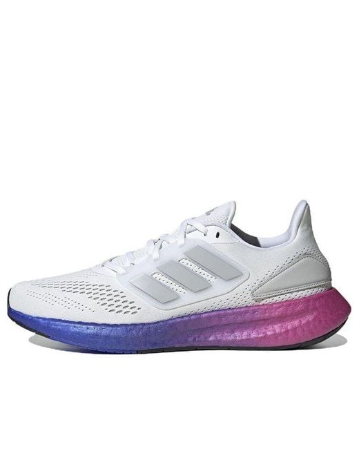 Adidas Purple Pureboost 22 Lucid Gradient' for men