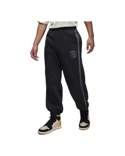 Nike Black X Paris Saint-germain Fleece Pants for men