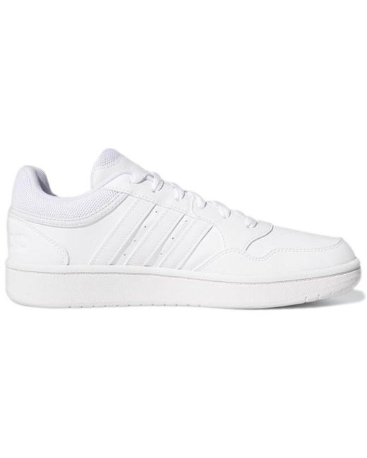 Adidas White (Wmns) Hoops 3.0 Low Dash'