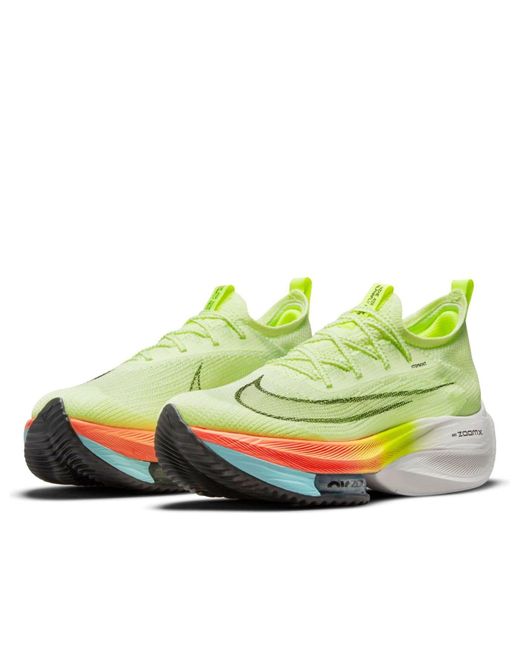 Nike Multicolor Air Zoom Alphafly Next% Flyknit Road Racing Shoes for men