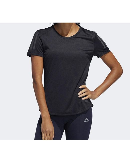 Adidas Black (Wmns) Own The Run Climalite Running Short-Sleeve Tee