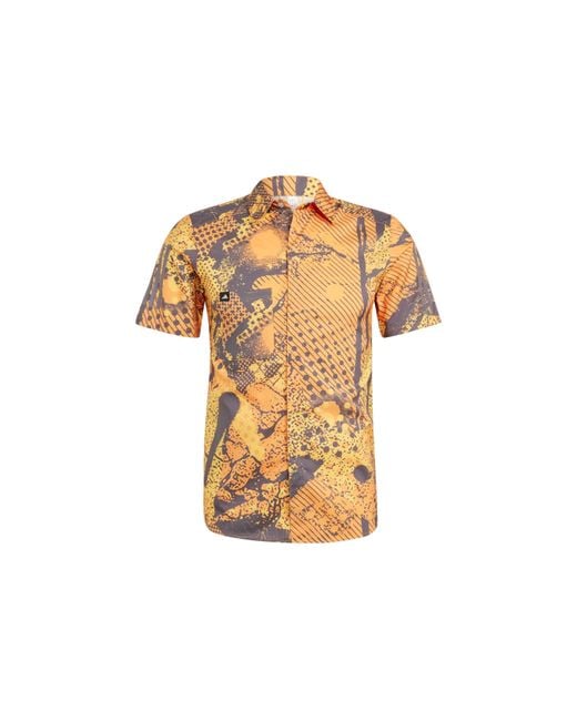 Adidas Multicolor Trackstand Stenciled Art Cycling Shirt Asia Sizing 'Charcoal' for men