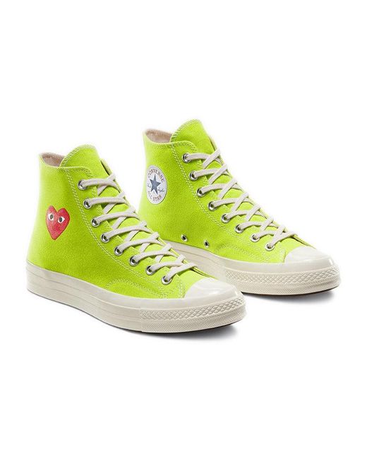 Converse Green X Comme Des Garcons Play Chuck 70 High 'Bright' for men