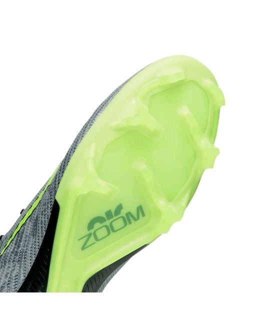 Nike Green Air Zoom Vapor 15 Elite 25 Fg for men