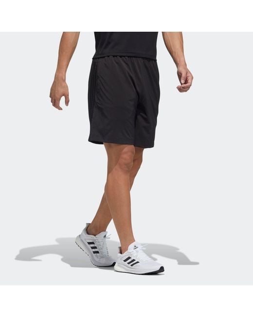 Adidas Black Fi Short Libry Woven Casual Sports Shorts for men