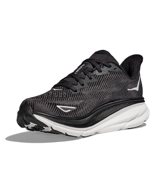 Hoka One One Black Clifton 9 for men