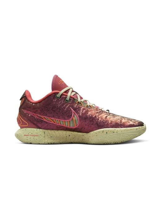 Nike Red Lebron 21 'Queen Conch' for men