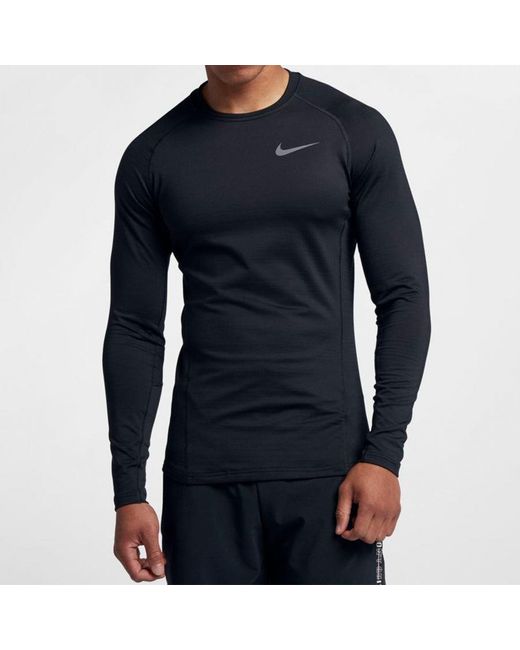 Nike Black Therma Dri-Fit Training Stay Warm Tops for men