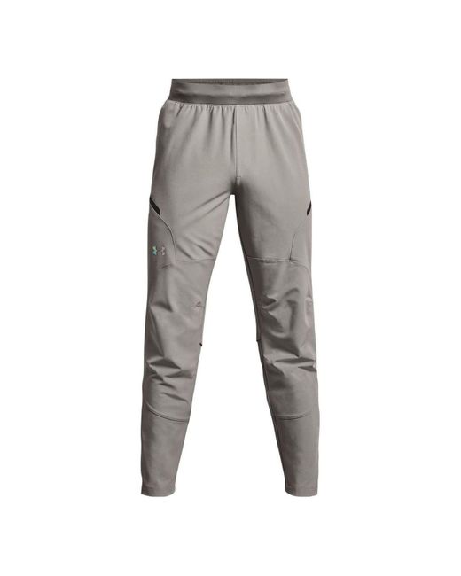 Under Armour Gray Unstoppable Brushed Pants 'Light Milk' for men