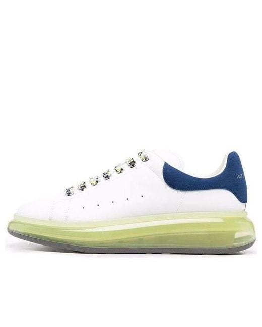 McQueen Blue Oversized Sneaker 'Translucent' for men