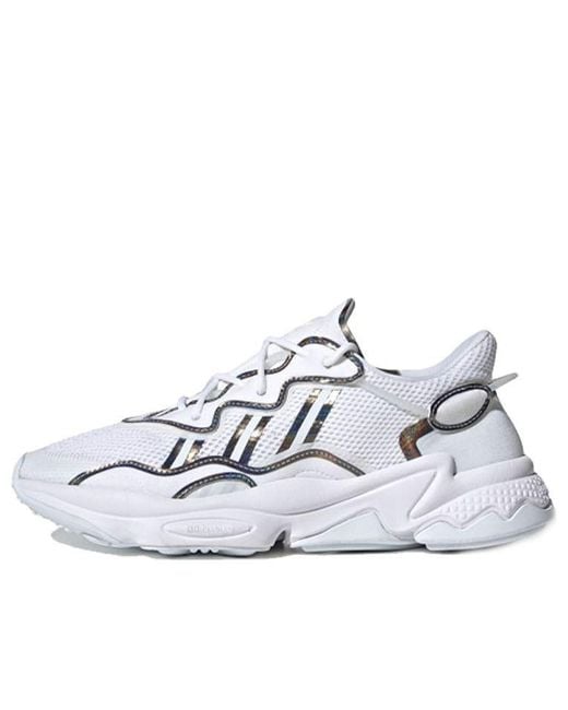 Adidas White Ozweego Iridescent' for men