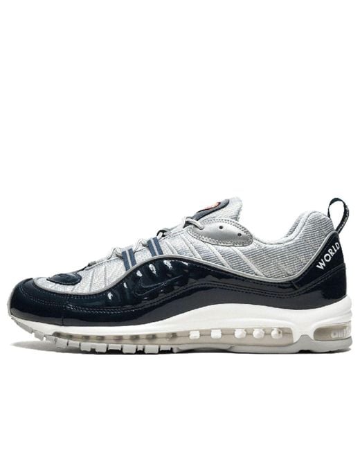 Nike Blue X Supreme Air Max 98 'Obsidian' for men