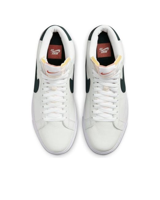 Nike White Zoom Blazer Mid Iso Sb Pro' for men
