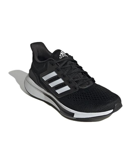 Adidas Black Eq21 Run Shoes for men