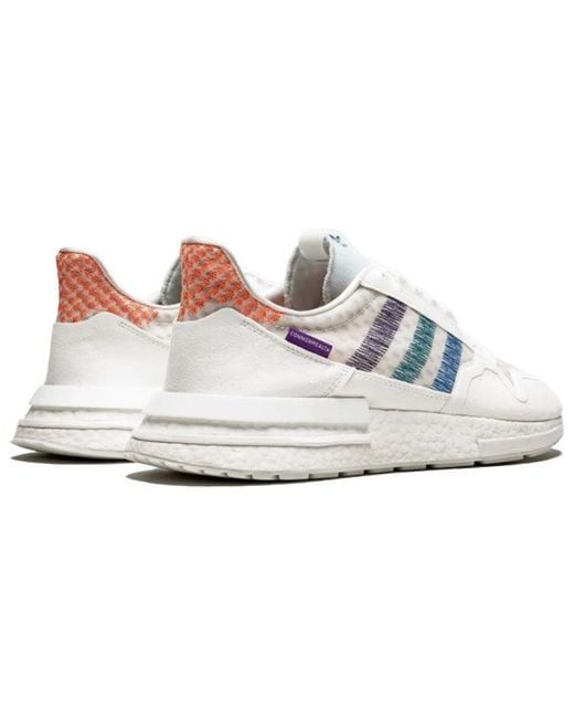 Adidas White Commonwealth X Zx 500 Rm 'Coastal Living' for men