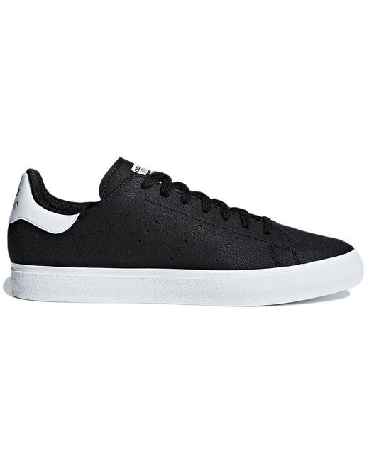 Adidas Black Stan Smith Vulc 'Core' for men