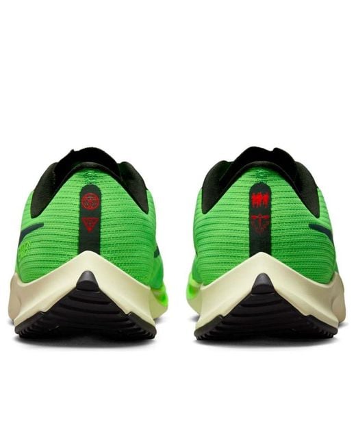 Nike Green Air Zoom Rival Fly 3 Road Racing Shoes for men