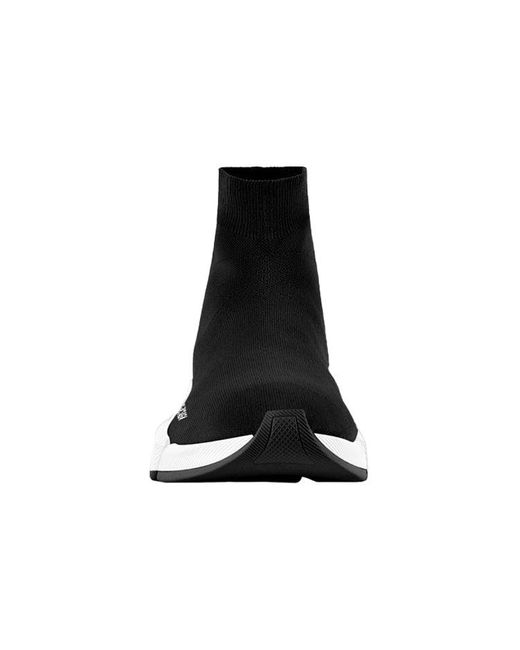 Balenciaga Black (Wmns) Speed 2.0 Sneakers Shiny Knit With Sole Unit'