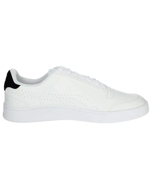PUMA White Shuffle Perf Sneakers for men